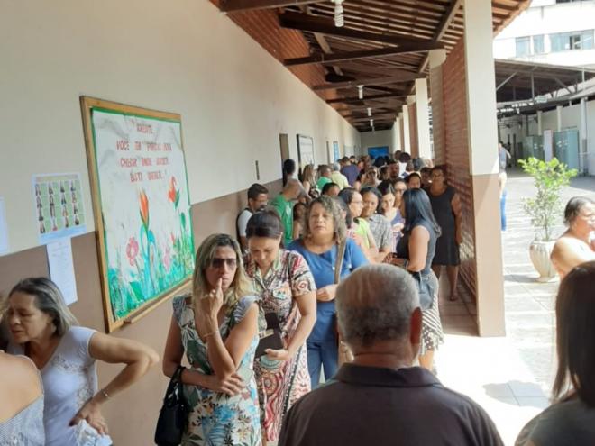 Em Ipatinga a votação ocorreu na Escola Manoel Izídio, no Centro
