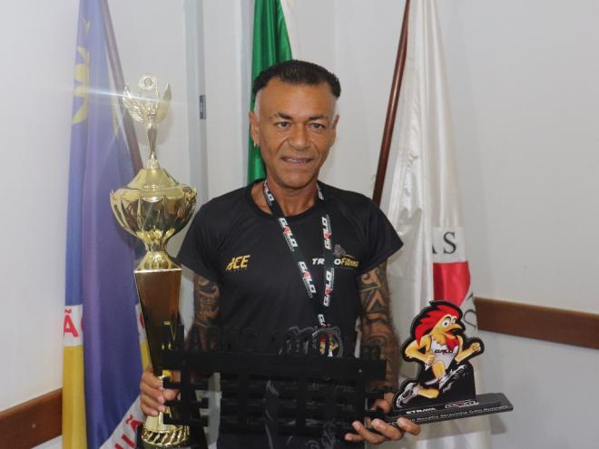 Magno Antônio de Oliveira foi campeão do Desafio Strava/Galo Runners do Vale do Aço e região