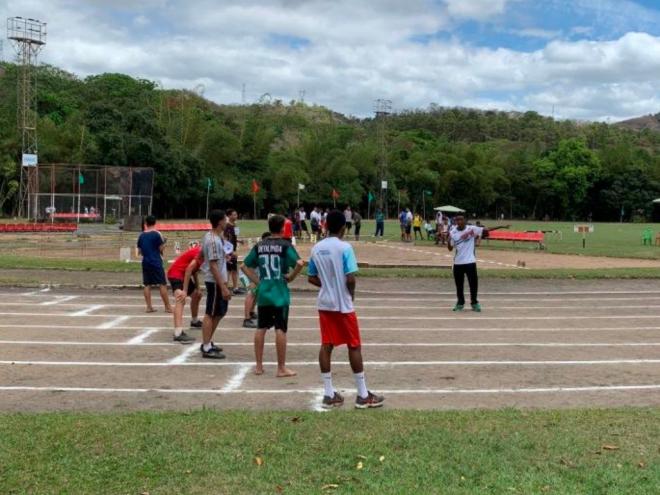 As provas de atletismo são realizadas na pista Juvenil dos Santos, da Usipa
