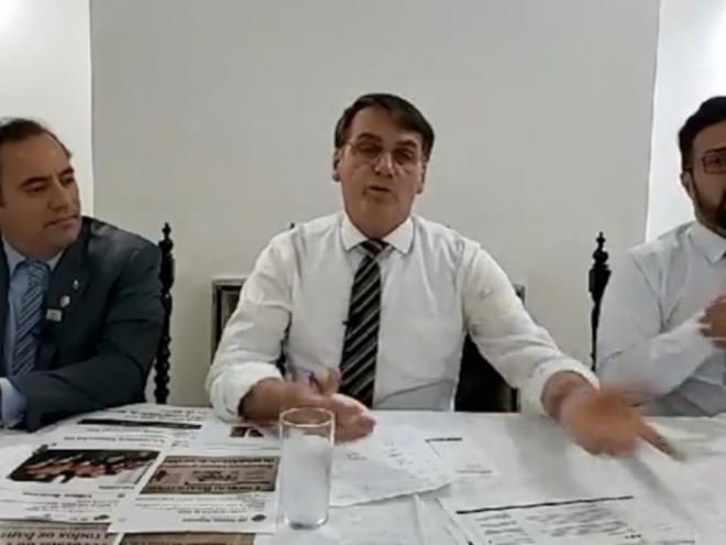 Pronunciamento de Bolsonaro, na noite de quinta-feira (10)