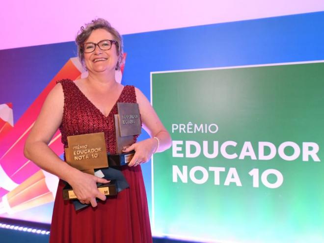 Joice Lamb foi eleita Educadora do Ano