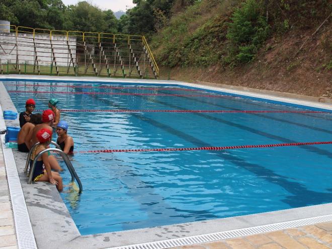 Piscina de 25 metros de comprimento será inaugurada neste sábado