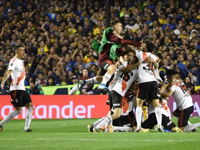 River Plate garantiu vaga ao bater o rival Boca Juniors