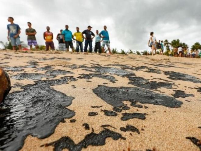 Vazamentos atingiram praias de todos os estados do Nordeste e já chegam ao Sul da Bahia / Foto: Felipe Brasil/Instituto do Meio Ambiente de Alagoas