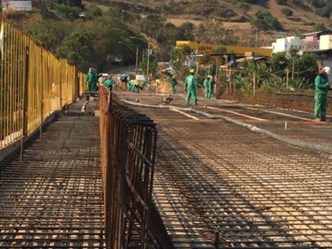 A expectativa é que os serviços de concretagem sejam concluídos dentro de 30 dias