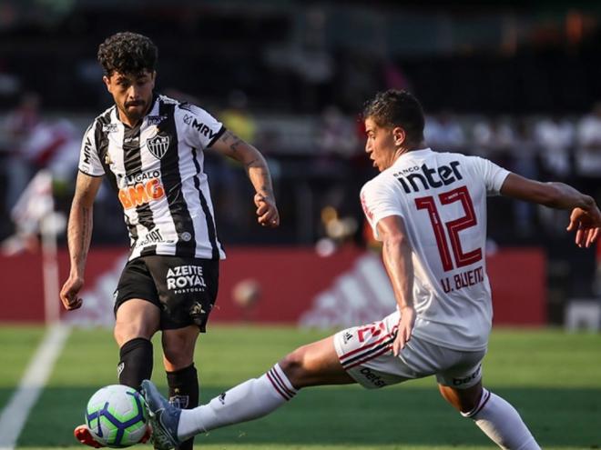 O Galo perdeu por 2 a 0 para o São Paulo
