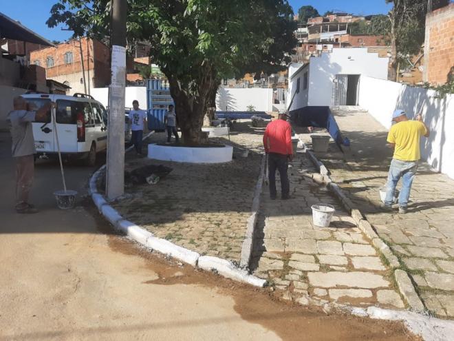 Obras começaram no fim de setembro e têm custo aproximado de R$ 72 mil