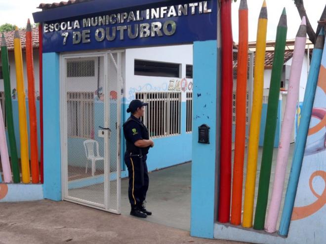 Vigilância armada atua na proteção do patrimônio público, em Ipatinga