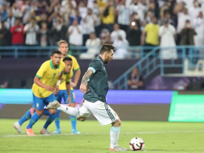 Messi marcou o único gol da partida