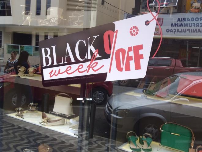 Black Week segue na cidade até o sábado, dia 30