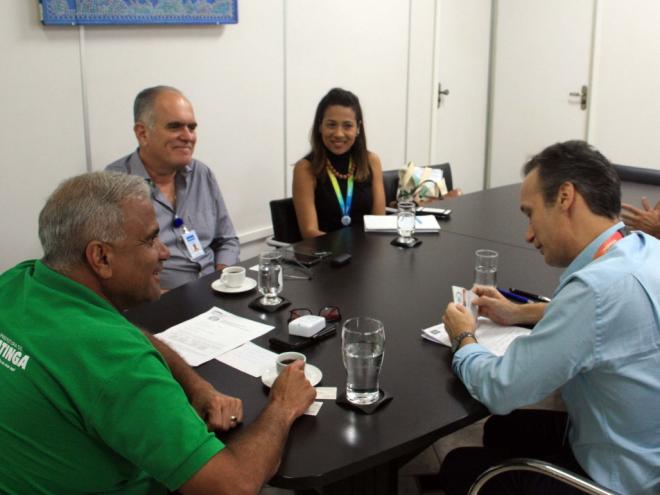 Os diretores da Copasa visitaram a Prefeitura de Ipatinga na tarde de ontem