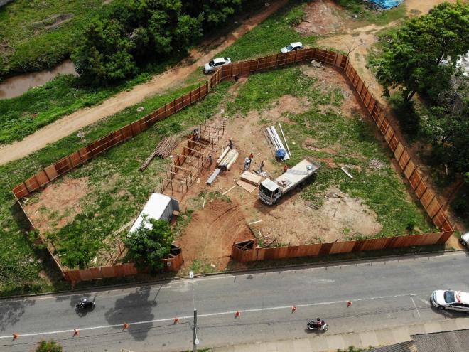 O prefeito Nardyello Rocha assinou a Ordem de Serviço simbólica para início das obras na manhã de ontem