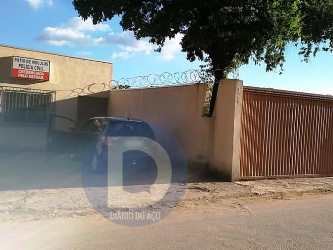 O pátio credenciado fica no bairro Vila Celeste, em Ipatinga