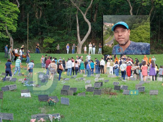 O corpo de Mozart foi sepultado no Cemitério Parque Senhora da Paz, em Ipatinga 