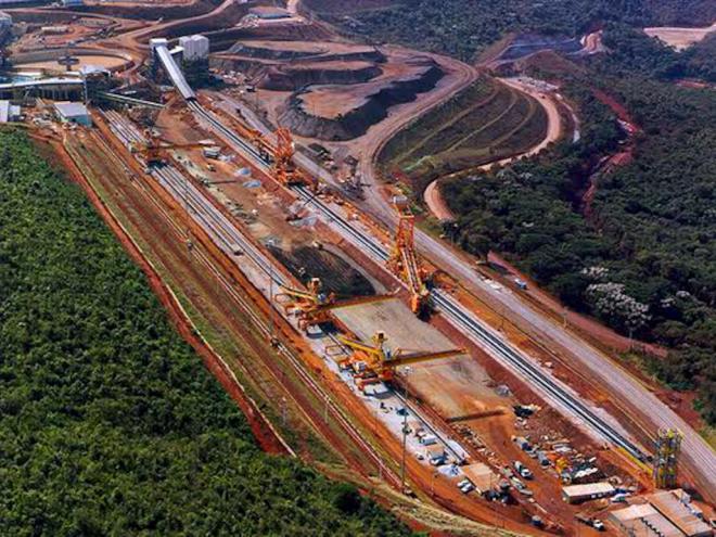 Mina de Brucutu, a maior  em operação em MG