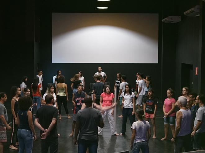 Os alunos fizeram uma imersão no universo do teatro e da dança