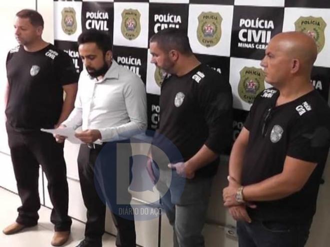 O delegado Afrânio Márcio apresentou os resultados das investigações