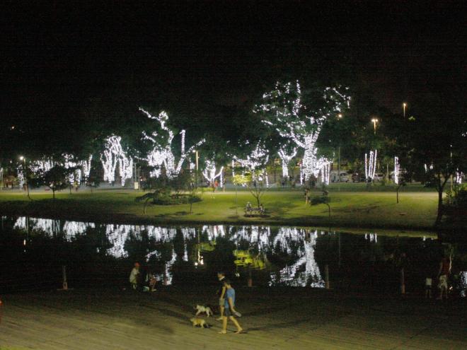 Conforme o governo municipal, 270 mil microlâmpadas serão acesas no Parque