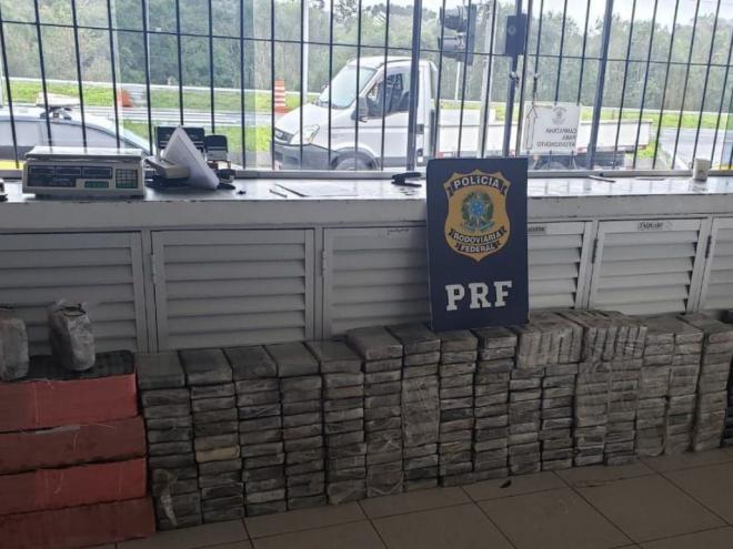 Em 2018, pouco mais de 73 toneladas foram apreendidas