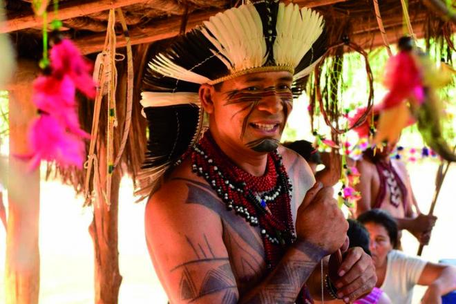 Índio pataxó da tribo de Açucena