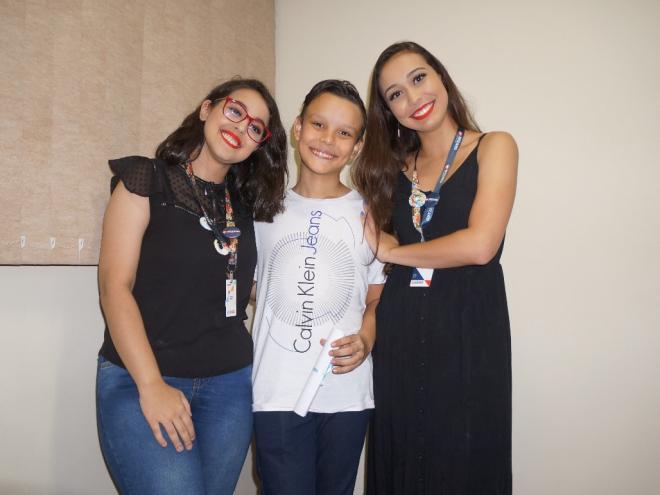 Enzo Medeiros foi aluno e orador da turma da Wizkids 