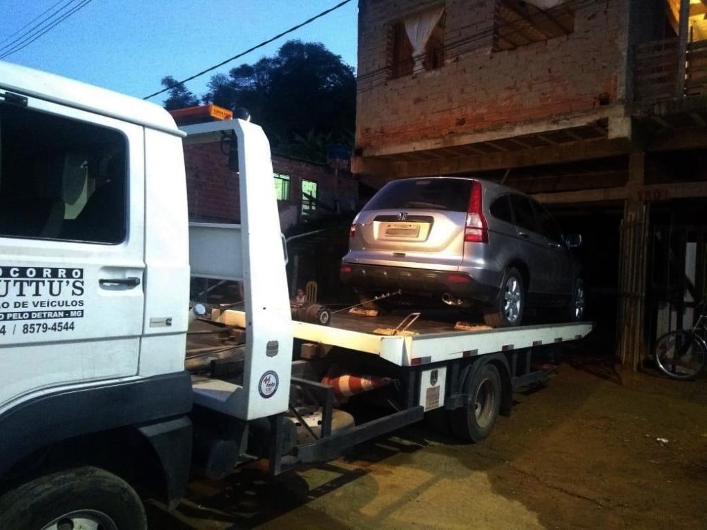 Entre os bens recolhidos está esse Honda CR-V