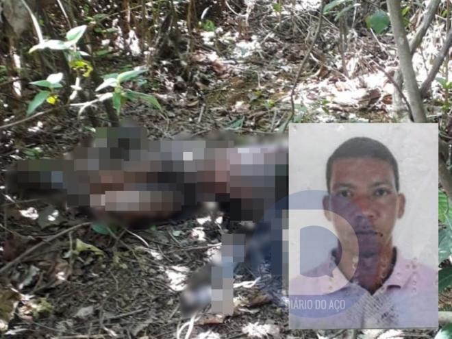O corpo de Ramon dos Santos estava caído em um matagal