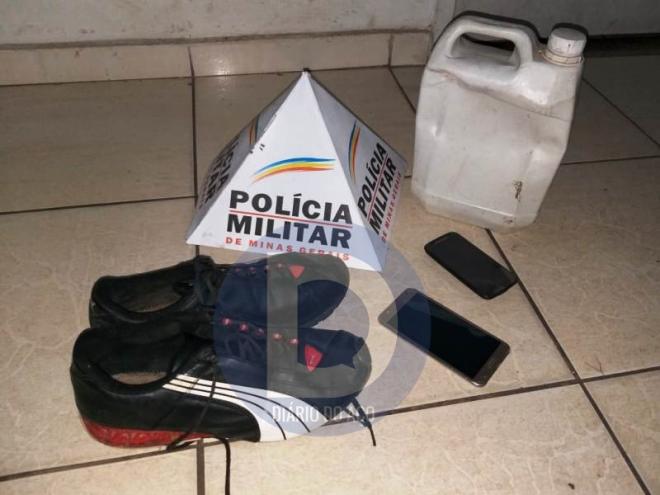 Os objetos apreendidos depois das abordagens policiais