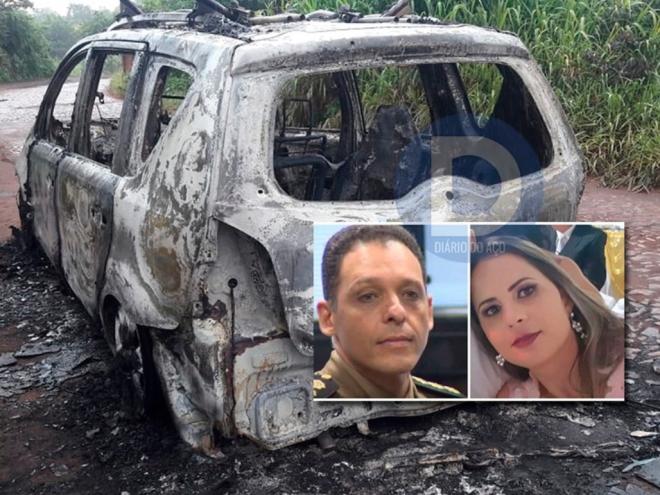 Carro de casal de policiais foi incendiado; fabricianense está entre os investigados por violento ataque a militares  