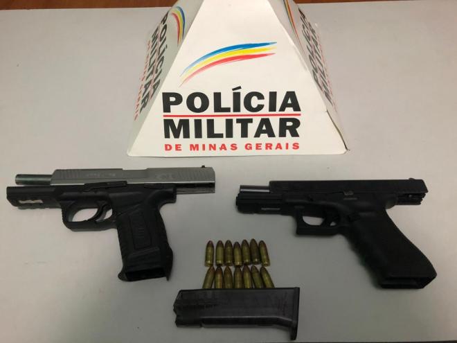 Pistolas municiadas foram apreendidas e polícia investiga se foram usadas nos homicídios