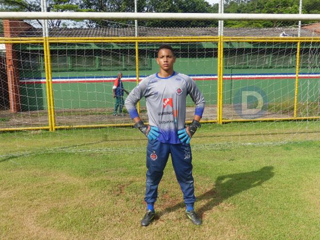 O jovem goleiro Ramon destacou a dinâmica dos treinamentos
