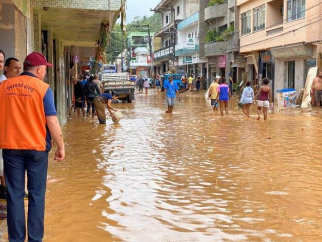 Iconha foi um dos municípios do Espírito Santo atingidos pela chuva 