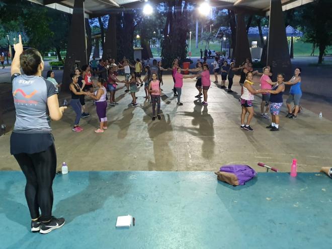 As atividades no Parque Ipanema ocorrem desde o último dia 6, em fase de teste