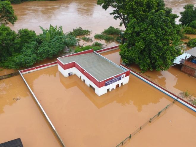 Timóteo registrou diversos pontos de alagamento