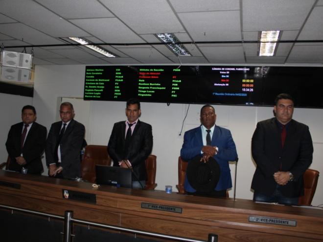 Comissões foram formadas na primeira reunião ordinária do ano