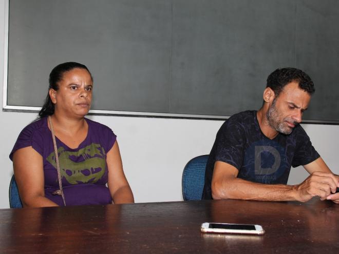 Lauranir da Costa e Sérgio Oliveira atestam que o filho era trabalhador e lamentam sua perda