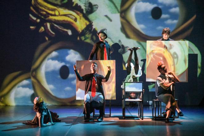 Os paulistas da Cia. Druw, em “Dalí, daqui ou de lá?”
