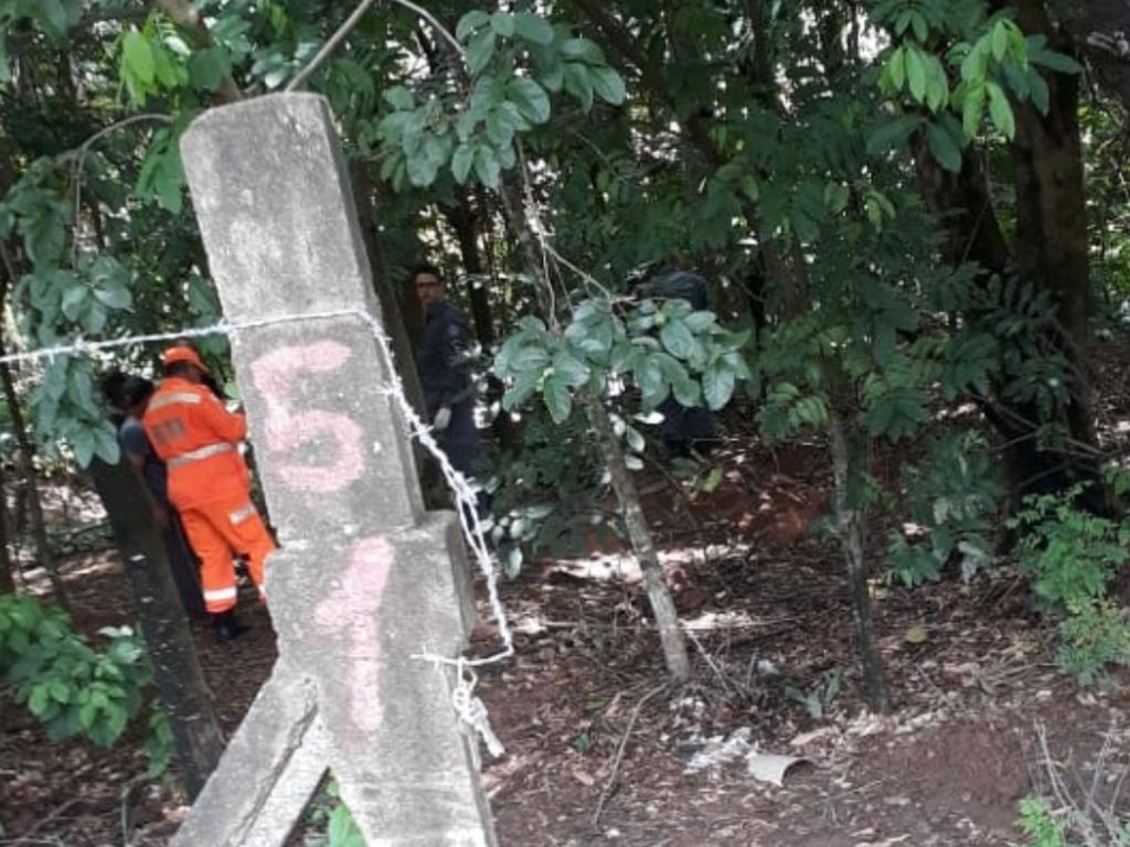 Local onde o corpo foi encontrado por um companheiro de pescaria de Sebastião
