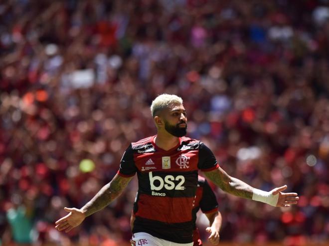 Gabigol marcou o segundo gol do Flamengo