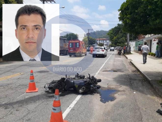 Aurélio morreu no local depois que perdeu o controle e bateu sua motocicleta