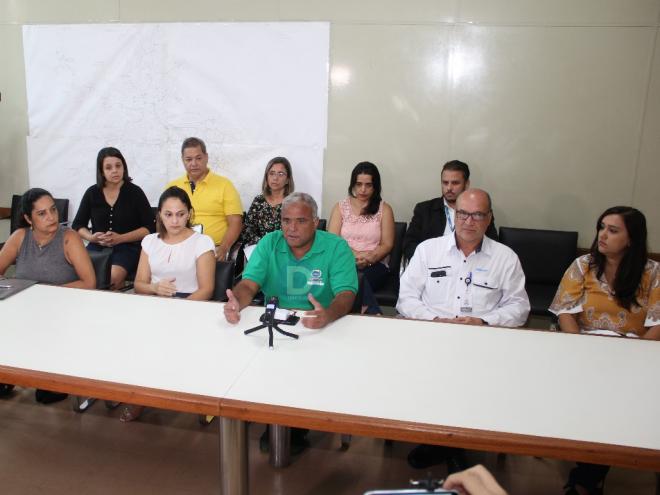 Coletiva contou com profissionais da prefeitura e da Fundação São Francisco Xavier