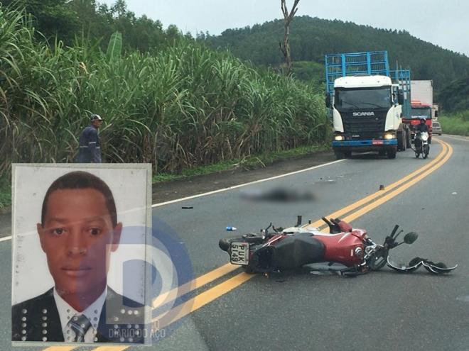 Adriano morreu na rodovia antes de receber algum socorro