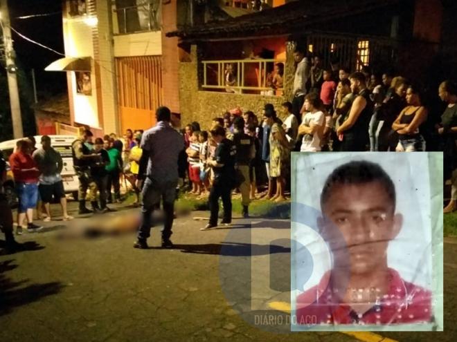 Victor morreu a poucos metros da casa onde mora na rua Quatro, no Planalto