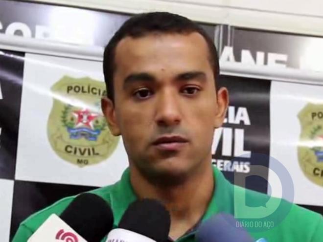 O delegado Eduardo Vinícius comandou a equipe que fez a prisão do condenado pela Justiça