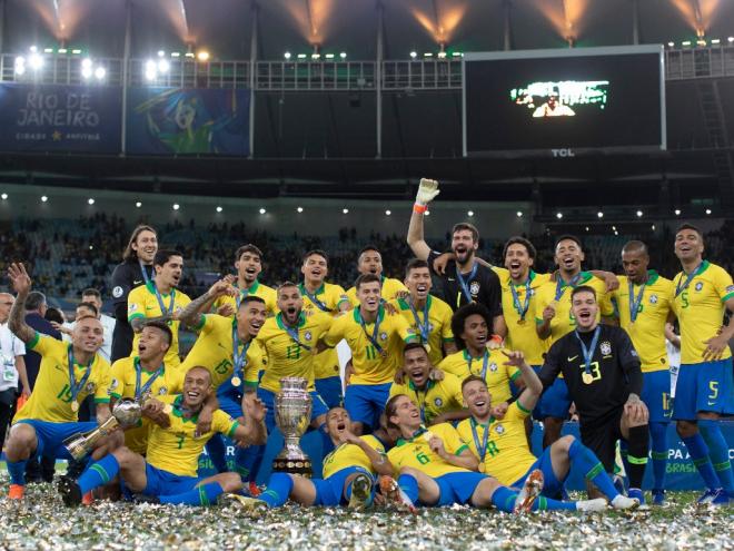 Seleção brasileira conquistou a última edição da Copa América, que foi disputada no Brasil
