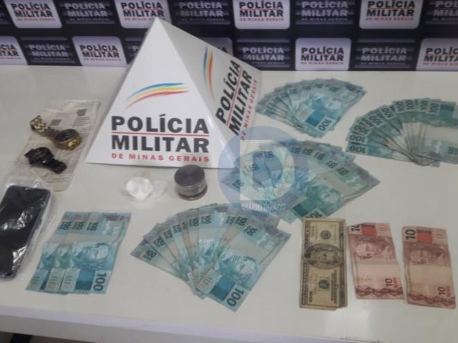 Materiais foram apreendidos no Morro da Lagartixa, em Caratinga