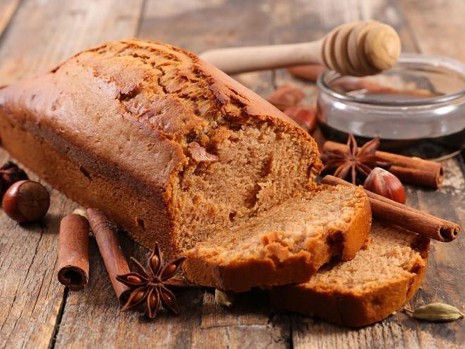 Bolo de Aveia e Especiarias é rico em fibras e tem sabor marcante. Bom para o lanche da tarde