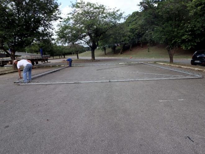 Local está sendo preparado pelo governo municipal para receber os idosos a partir desta quinta-feira