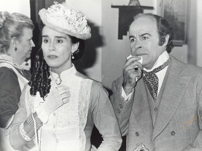 Lucélia Santos e Osmar Prado viveram os personagens Júlia e Clóvis Camargo em ?Sangue do Meu Sangue?