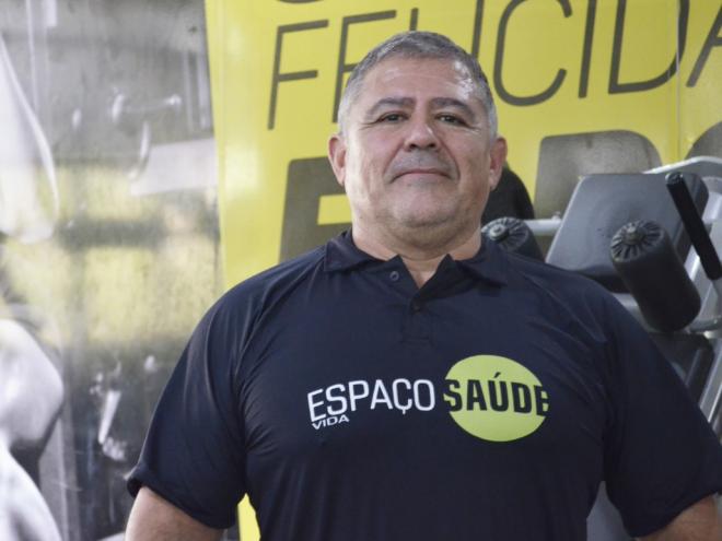 Flávio Almeida dos Santos é um dos donos de academia que diz ter condições de reabrir estabelecimento seguindo normas sanitárias 